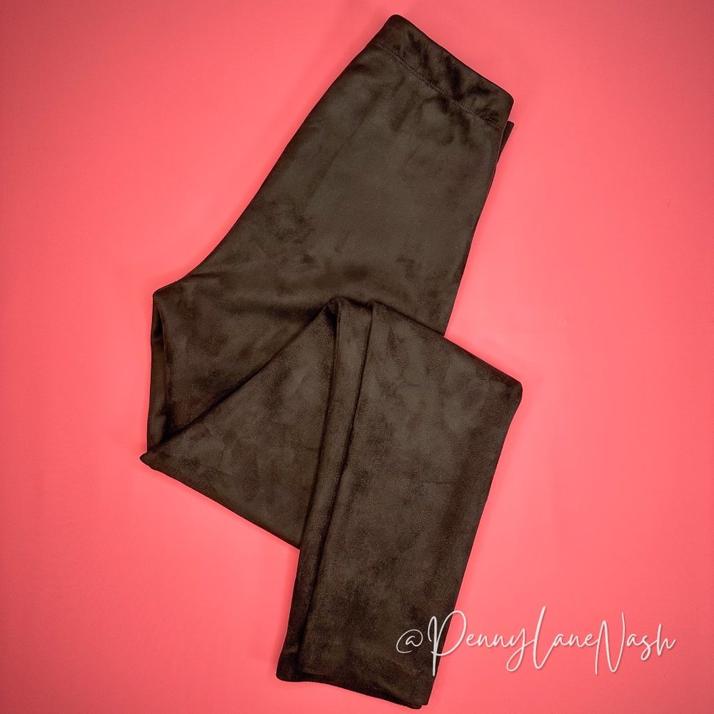 BCBGMaxazria Mason Faux Suede Legging Black - Picture 4 of 11